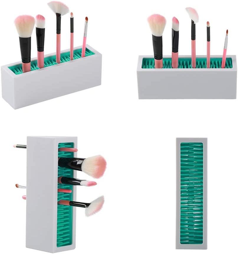 Space-saving Makeup Brush Organizer Wall-mounted Brush Drying Rack