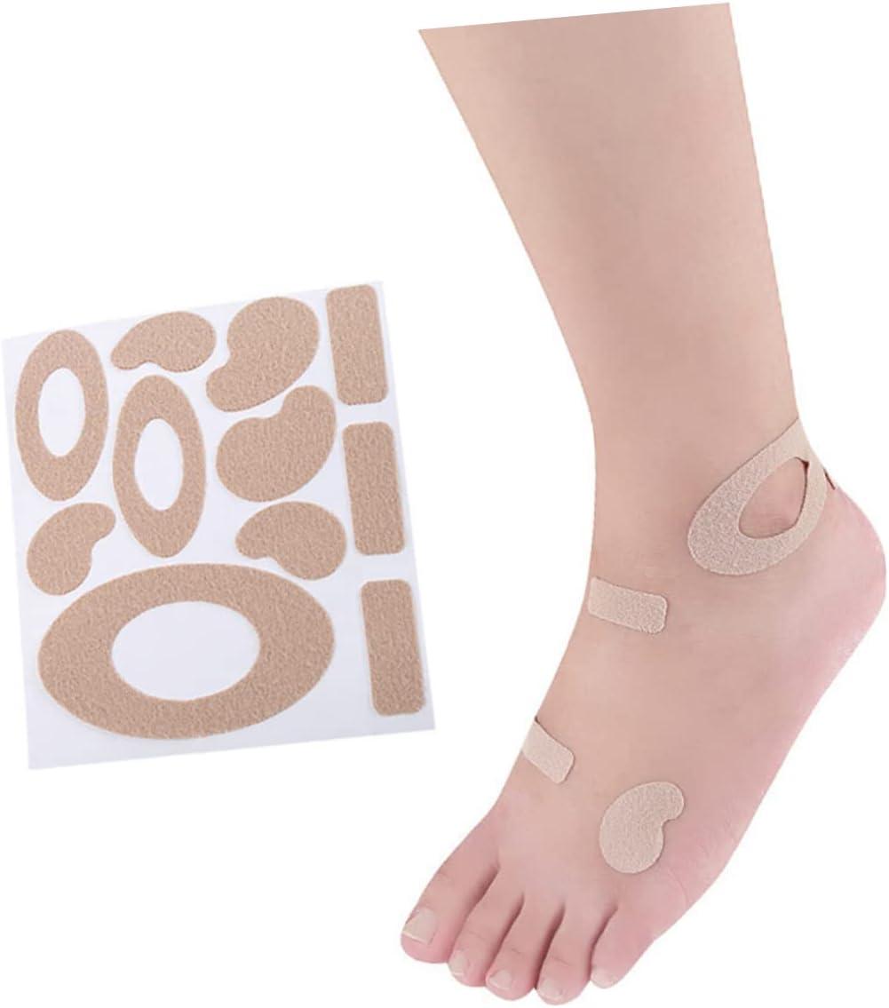 Antiwear Foot Pastes 10 Sheets High Heel Slip Pads Moleskin Tape Heel