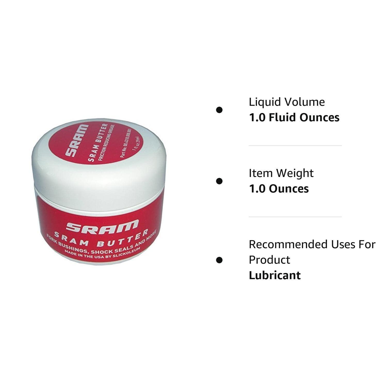 SRAM Butter Grease 1 oz HighPerformance Bike Lubricant
