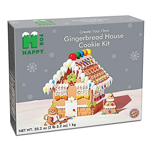 CreateaTreat Large EZ Build Gingerbread House Kit, 2.2 lbs.
