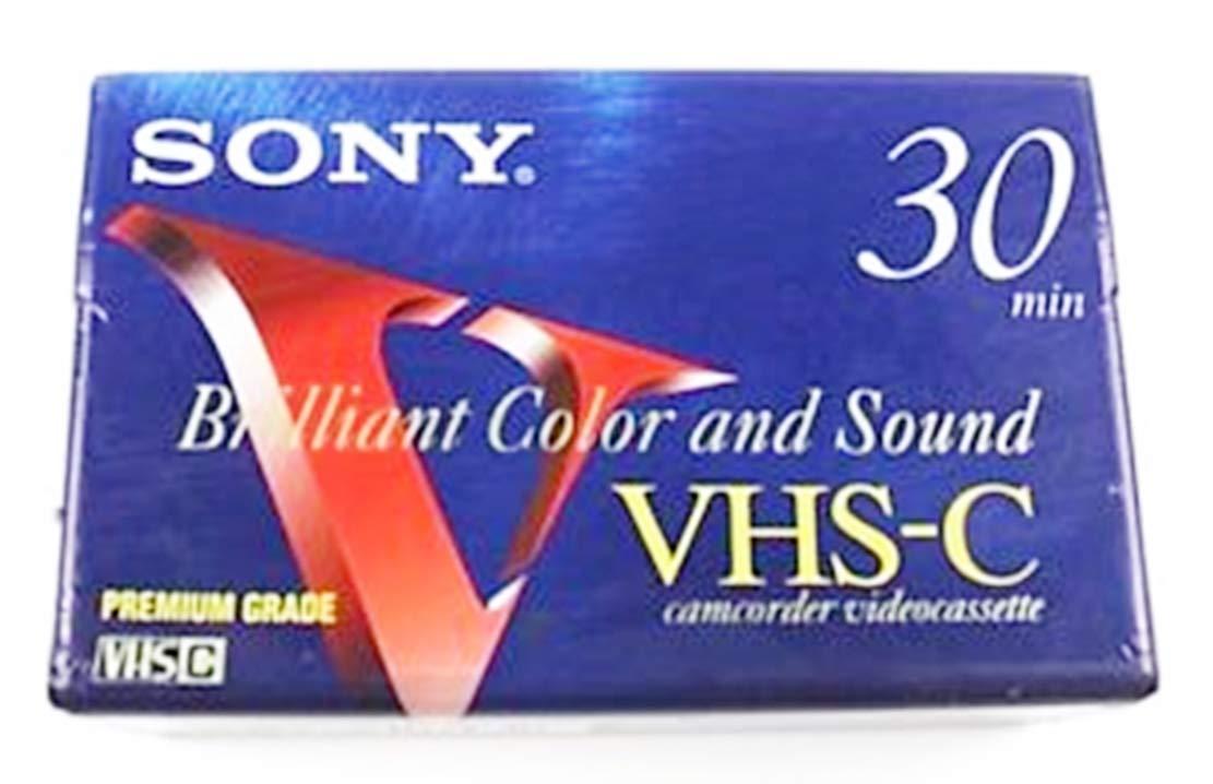 Sony TC30VHGF 30 Minutes VHSC Camcorder Videocassette Premium Grade