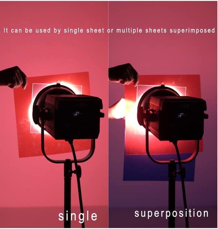 Universal Flash Gels Lighting Filter WS2 7.8 x 7.8 inches 16Packs