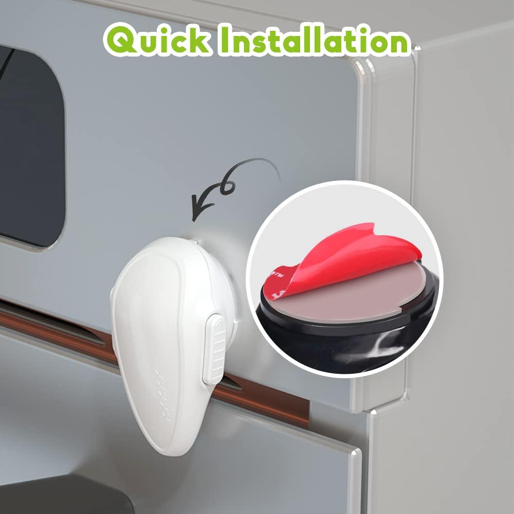 SAFELON Child Safety Oven Lock White, for Babies & Toddlers