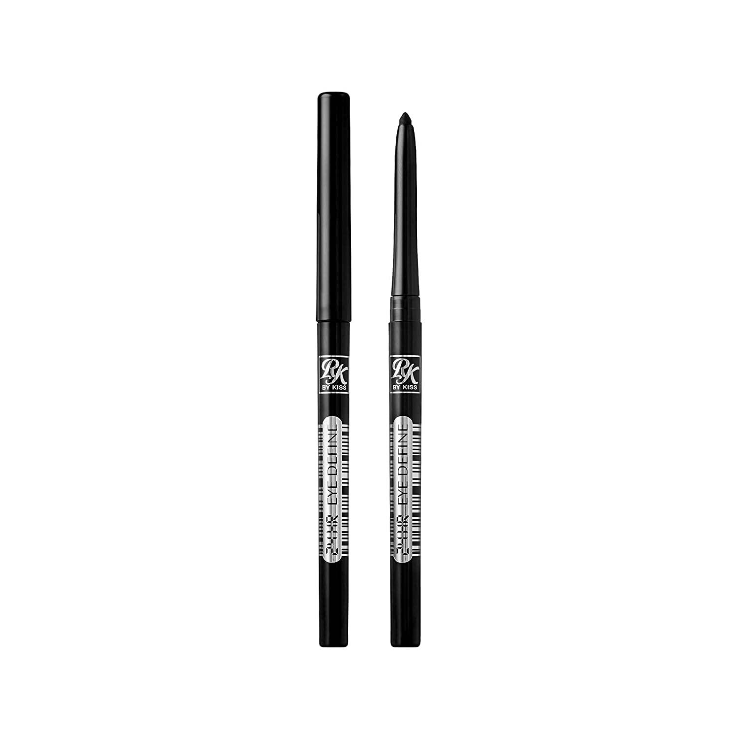 Ruby Kisses Waterproof 24HR Eye Define Eyeliner (4 Count, Very Black) 4 Count (Pack of 1) Very Black