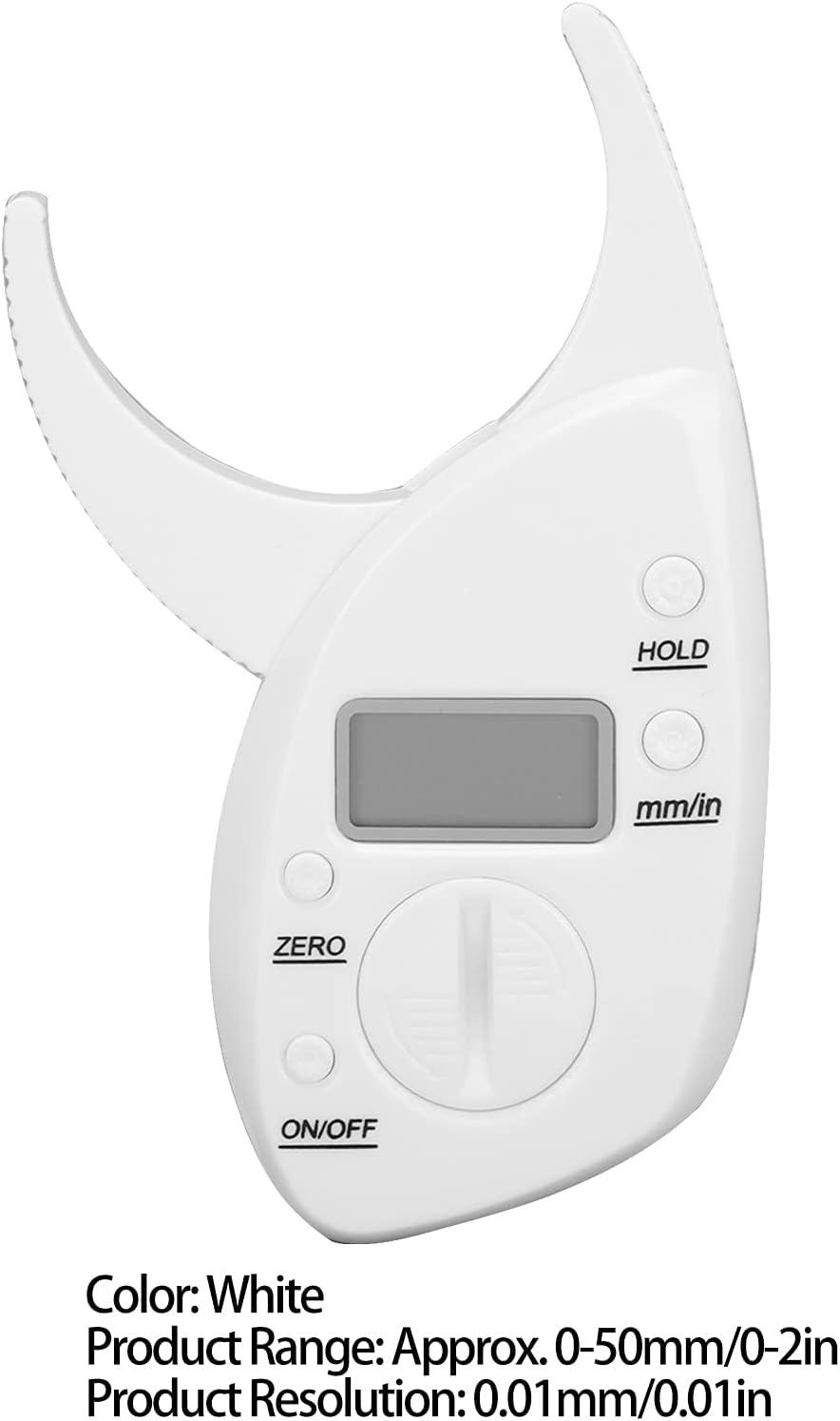 Digital Body Fat Caliper with LCD Display Skin Fat Measurement Device