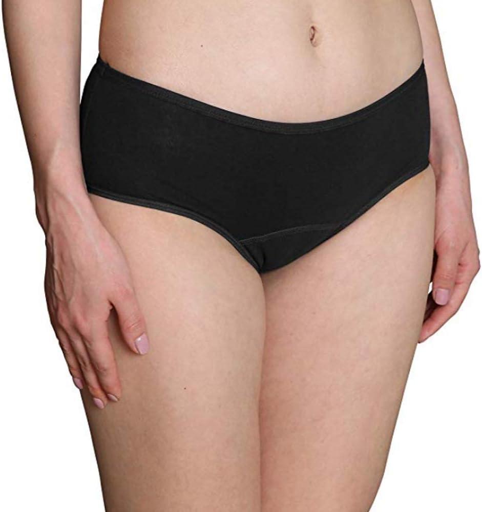 GYRATEDREAM Teen Girls Period Underwear Menstrual Period Panties Leak-Proof Cotton Protective Briefs Pack Of 6 8-14 Years