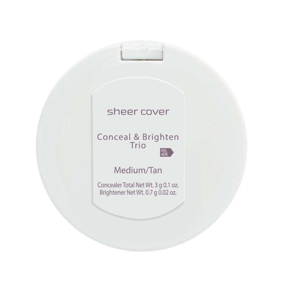 Sheer Cover Studio Conceal and Brighten Highlight Trio TwoToned