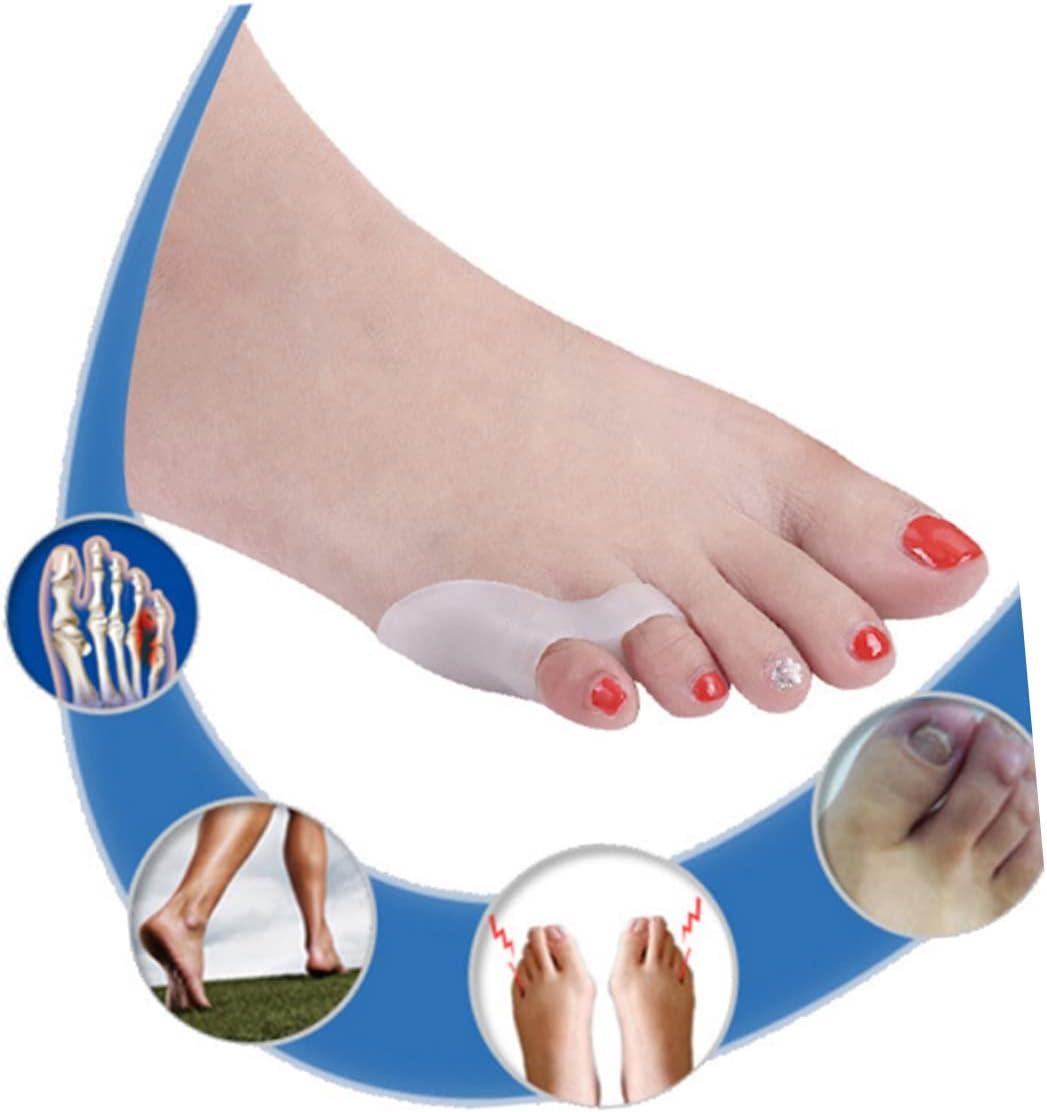 2pcs Silicone Gel Curly Gel Tailors Bunion Toe Spreaders for Bunions Toe Spacers for Bunions