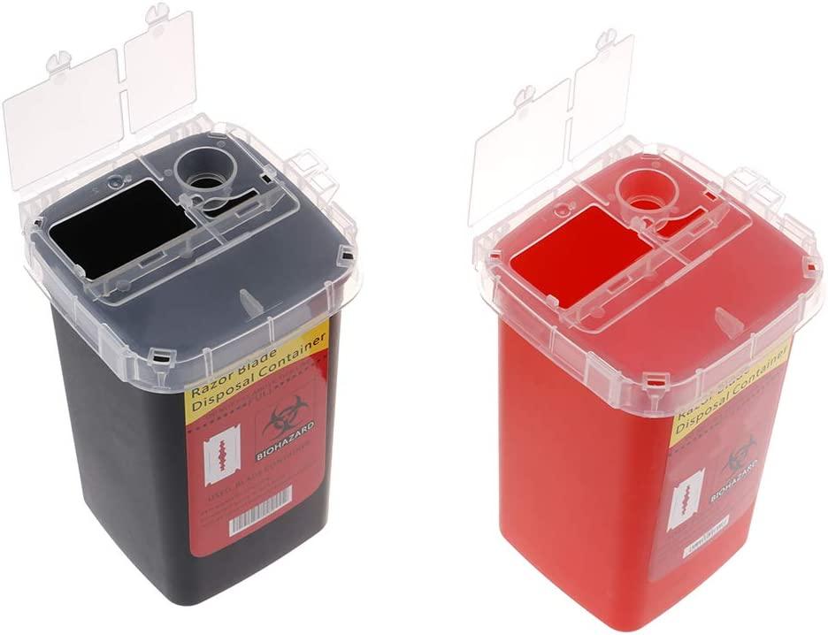 Portable Barber Razor Blade Disposal Container Mcree Disposal Blade