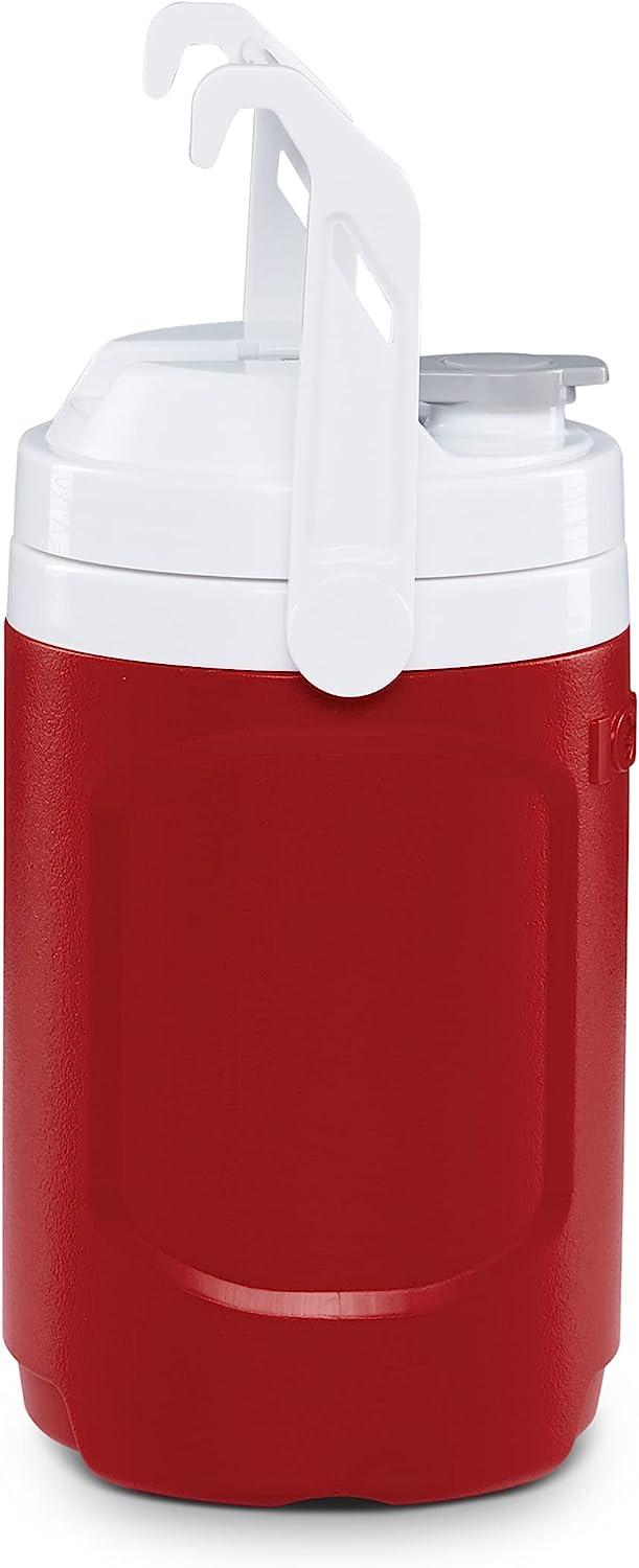 Igloo 1 Gallon Sports Beverage Jug with Hooks - Red