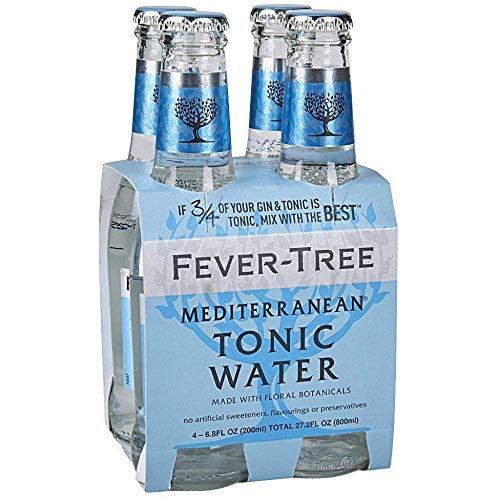 FeverTree Premium Mediterranean Tonic Water Mixers 4 Bottles