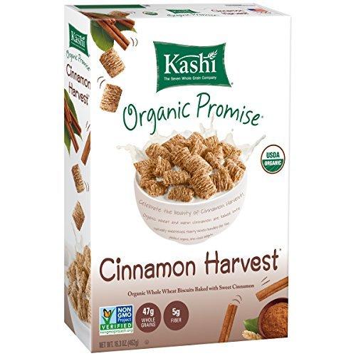 Kashi Organic Promise Cereal, Cinnamon Harvest Whole Wheat Biscuits, 16