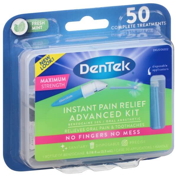 DenTek Instant Oral Pain Relief Maximum Strength Kit for Toothaches