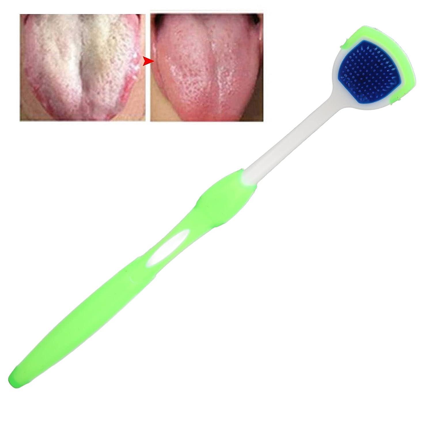 Tounge Scraper er Tongue Scraper Ergonomic Design for Tongue(Green)