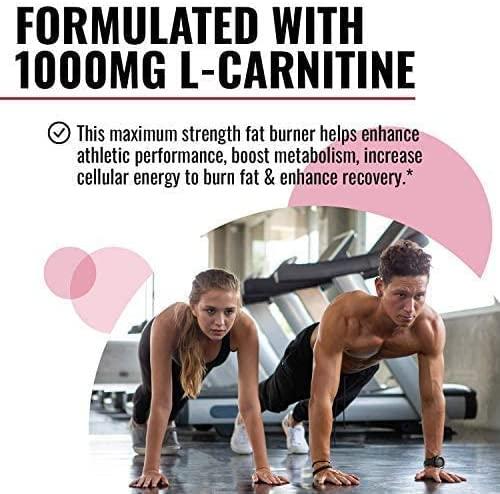 L-Carnitine Fat Burner by Nobi Nutrition | 60 Count | Metabolism &  Thermogenic Booster | Appetite Suppressant & Carb Blocker for Healthy Weight  Loss - for Women & Men | Buy Now