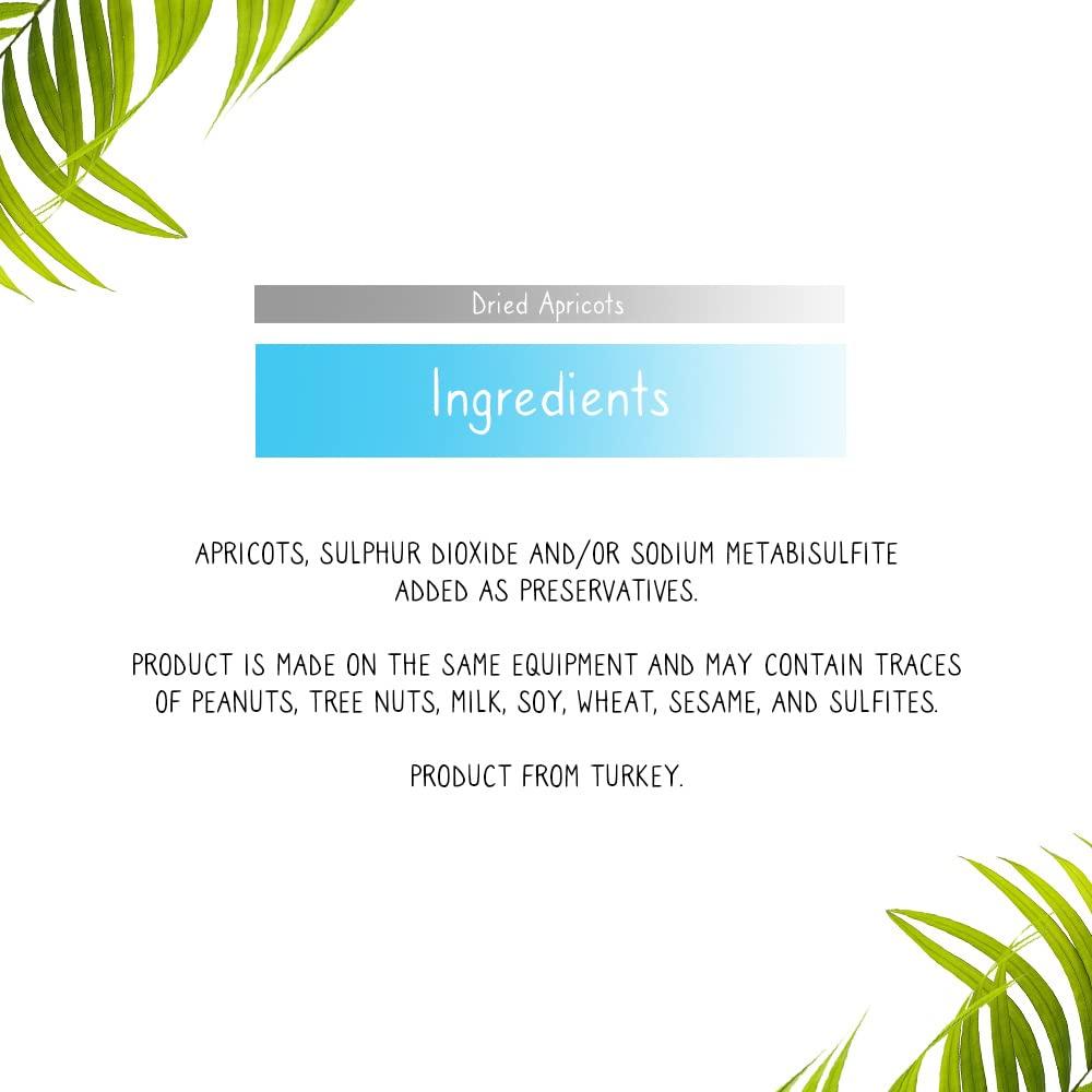 Dry Apricots 42 oz Reusable Jar Dry Apricot Sugar Free Snacks