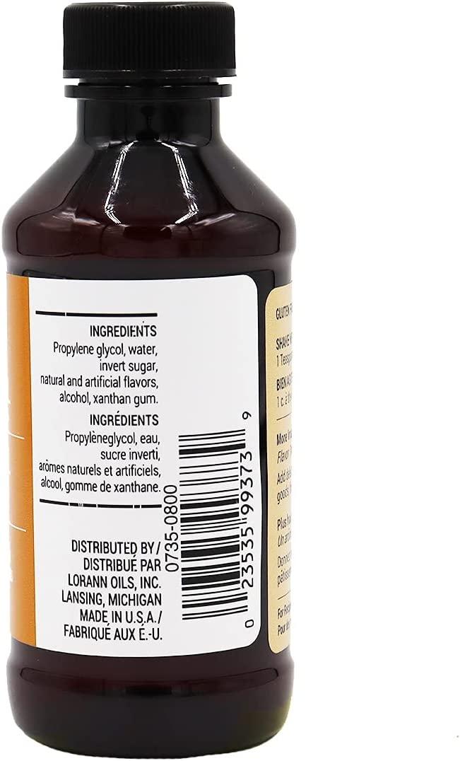 LorAnn Caramel Bakery Emulsion, 4 ounce bottle