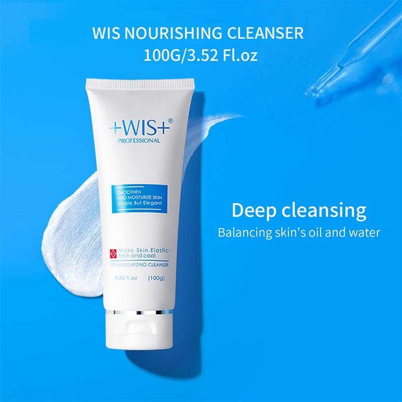 WIS Moisturizing 4-Piece Skin Care Set | Facial Cleanser