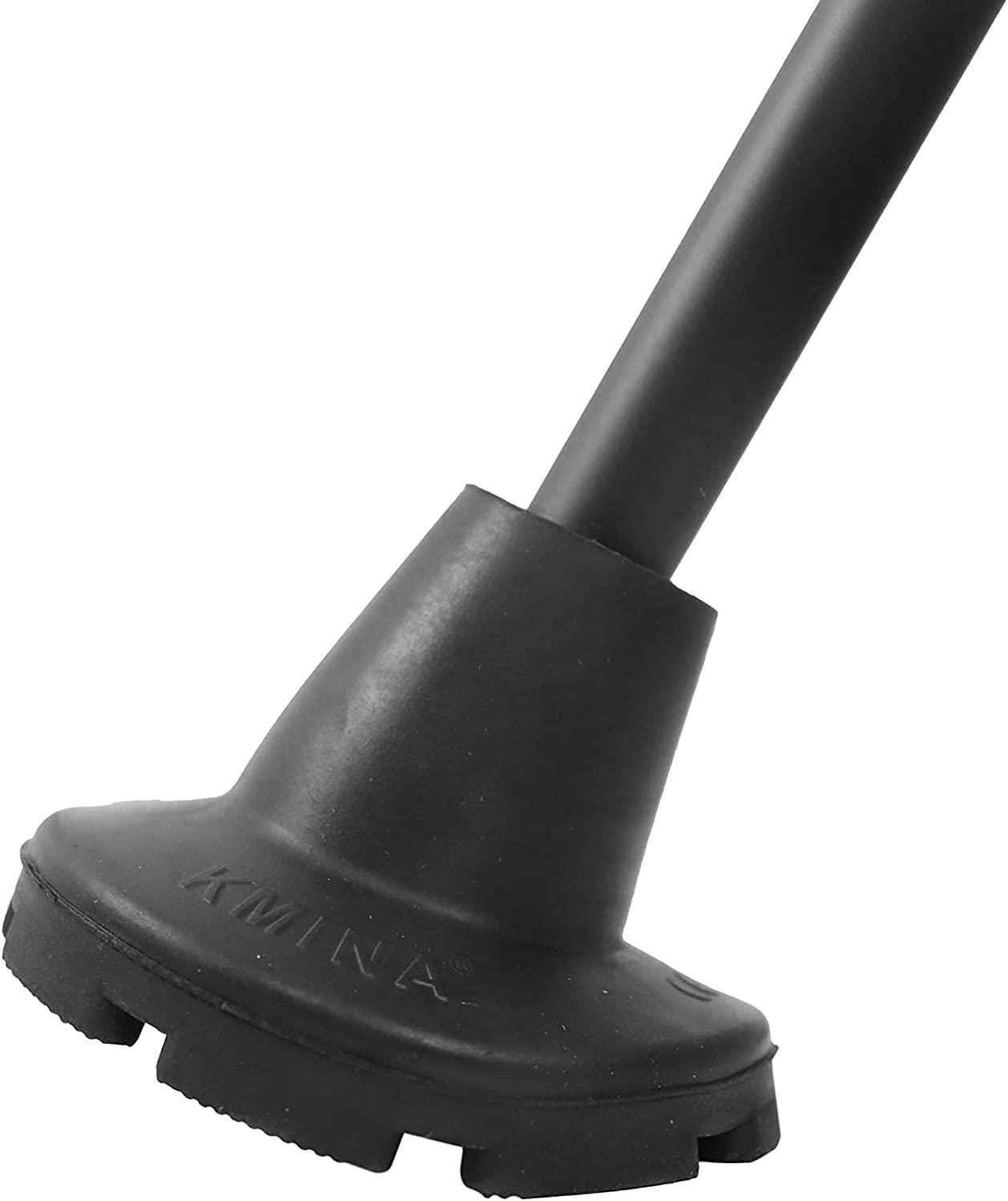 KMINA Crutch Tips 7/8 inch Heavy Duty (x2 Units), Crutch Tips Non