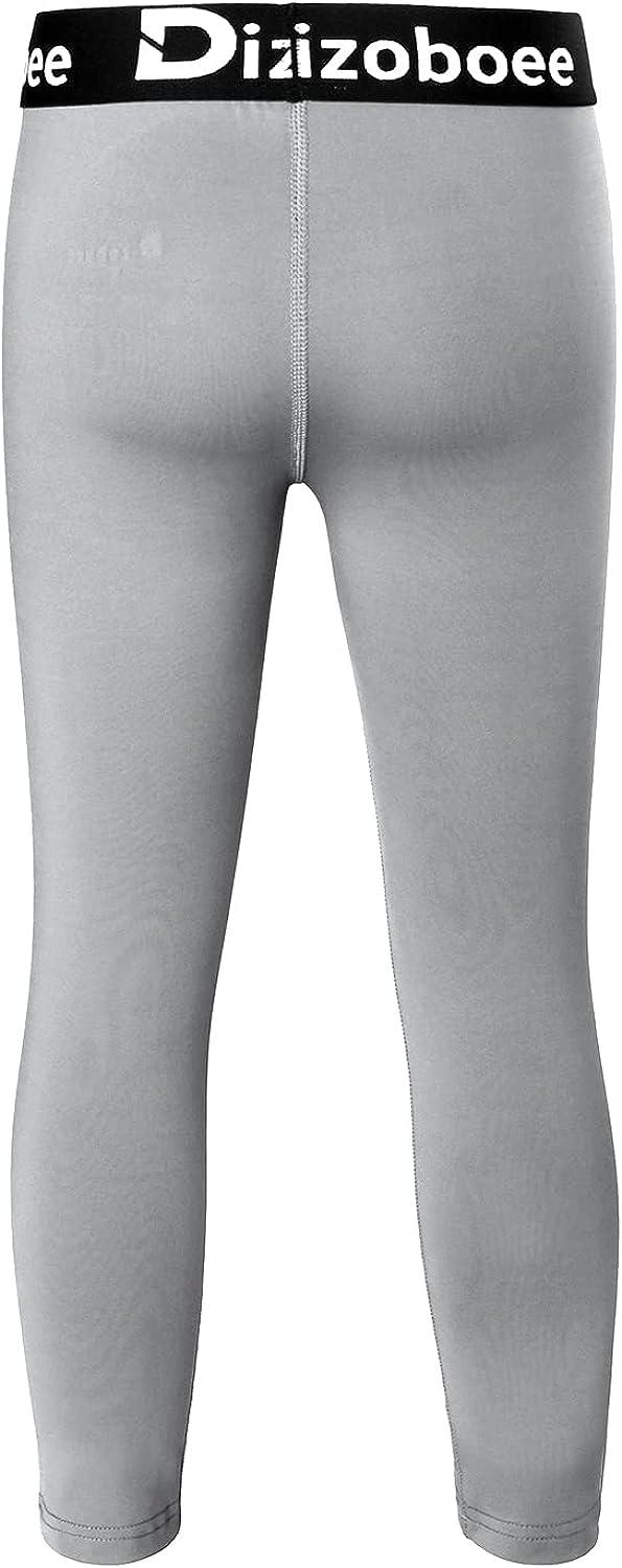  Dizoboee Boys 3/4 Compression Pants Leggings Tights