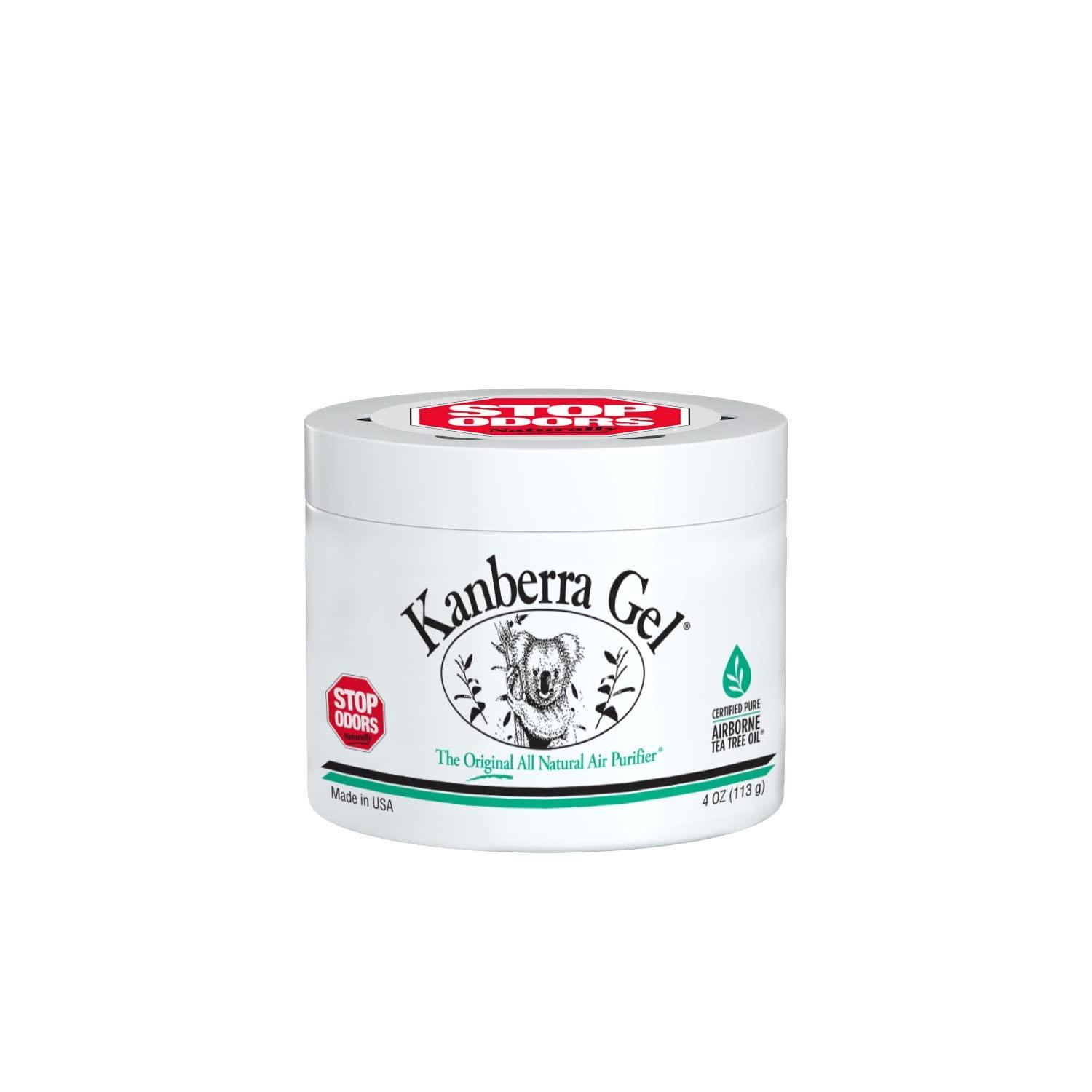 Kanberra Gel Elimina Odori 113g - Olio Di Tea Tree Australiano Naturale Per Casa, Auto, Camper, Barche