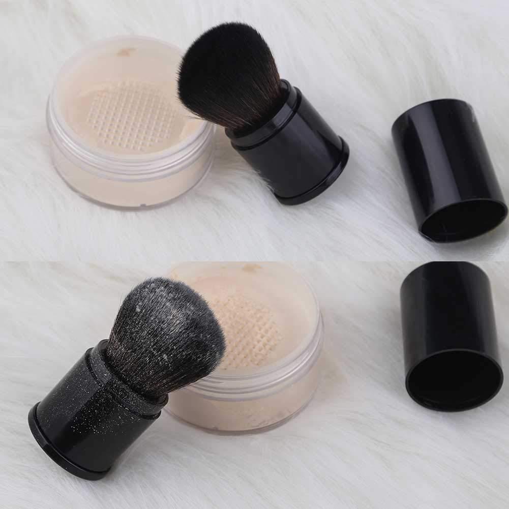 Retractable Kabuki Makeup Brush,Daubigny Powder Brushes Foundation