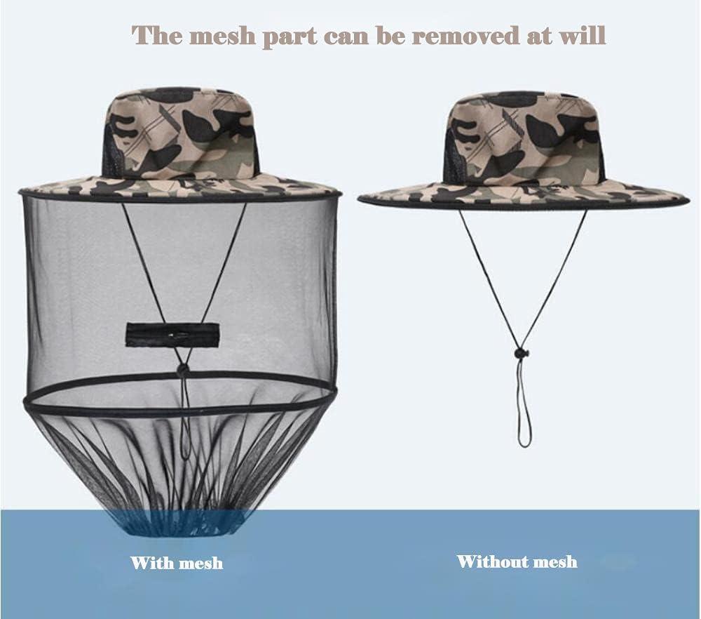 Beekeeping Beekeeper Folding Hat Mask Face Mesh Net Anti-mosquito ...