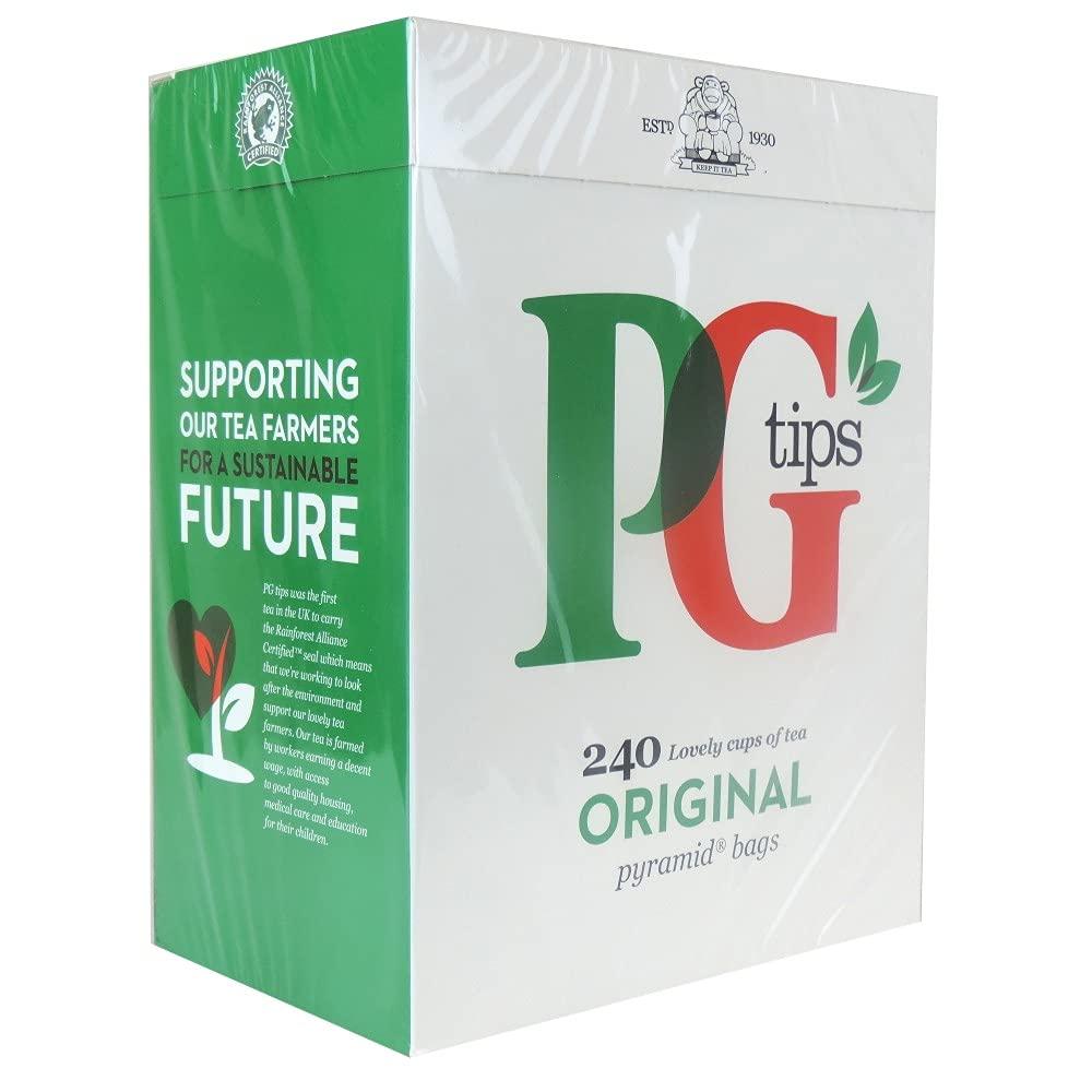 PG Tips Tea Bags 240 Count Pack of 2 Best Quality British Black Tea