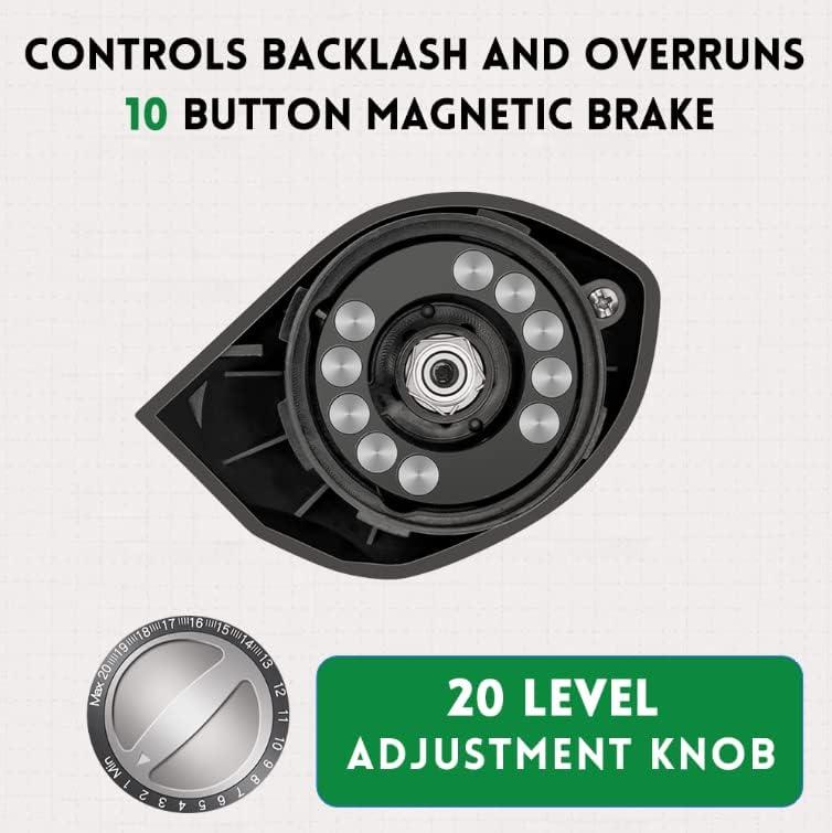 YKLP Fishing Baitcasting Reel 18+1BB 12+1 Stainless Steel Ball Bearings  Saltwater Freshwater Baitcaster - Right-Handed 7.1:1 Gear Ratio | Buy Now  with Express International Delivery | GoSupps.com