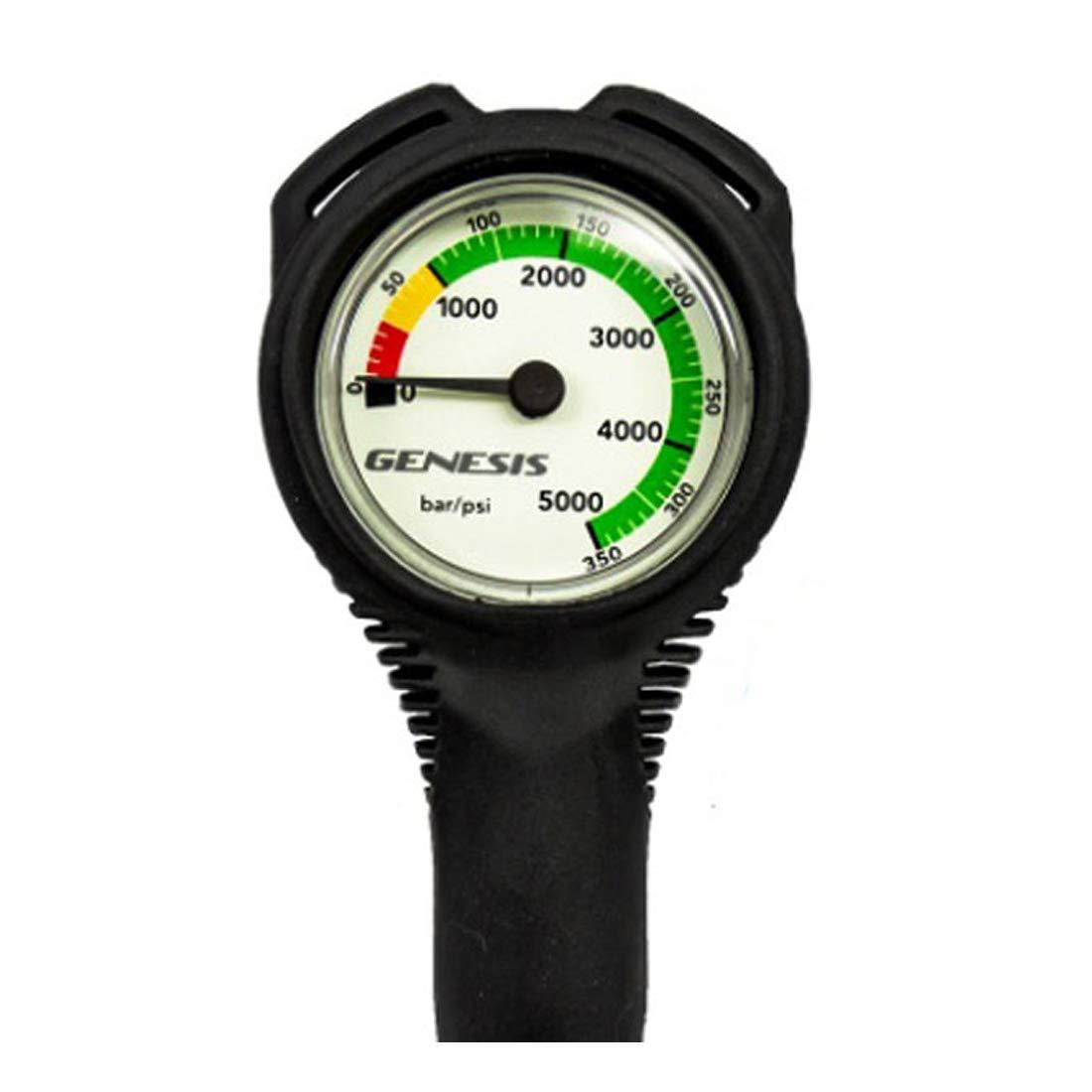 Genesis 5000 psi Pressure Gauge with Protective Boot Scuba Dive Diving