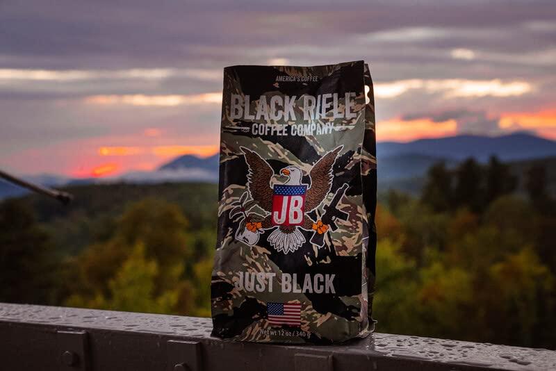 Black Rifle Coffee Just Black Medium Roast Ground Coffee 12 oz Bag
