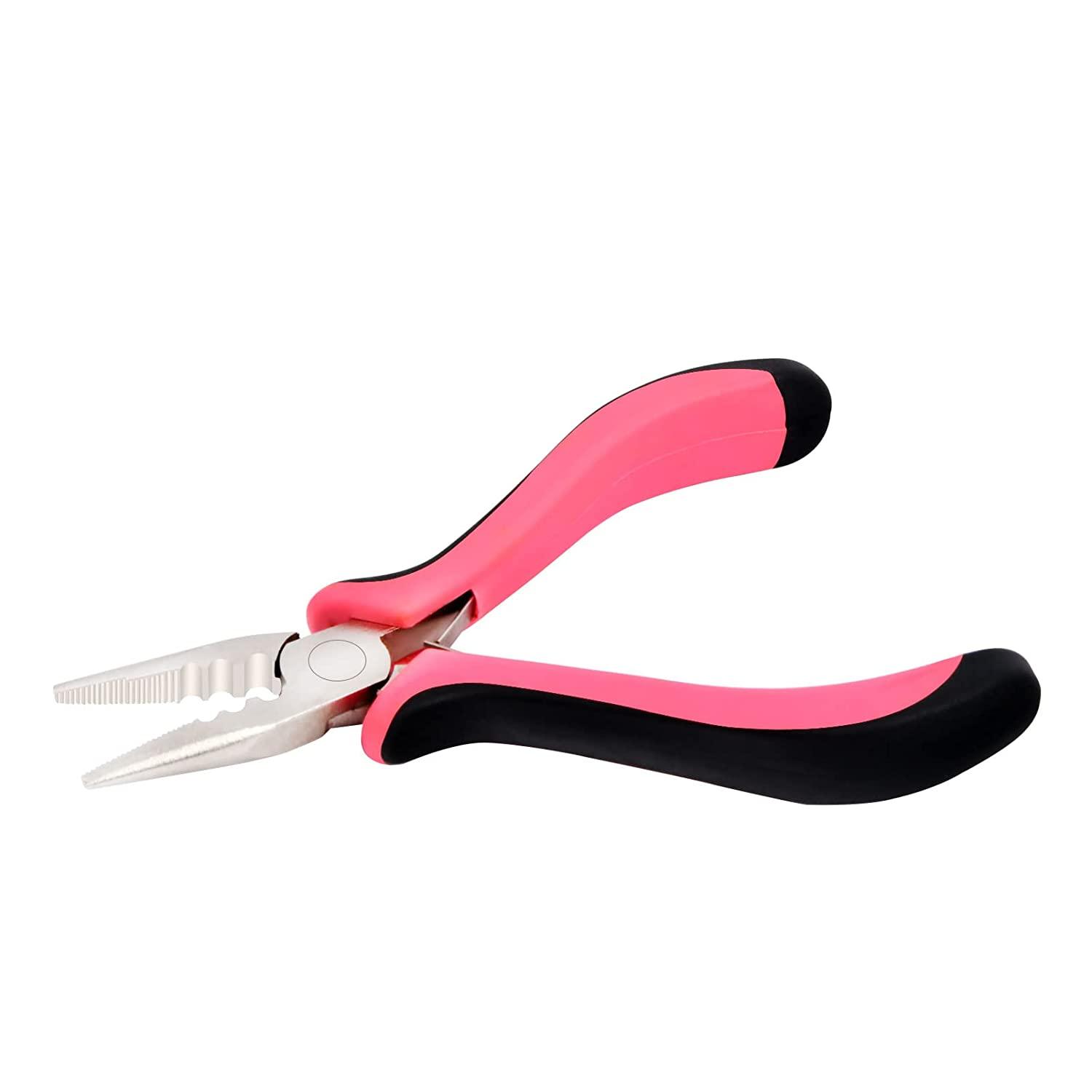 Neitsi 3 Holes Mini Plier For Micro Nano Ring Hair Extensions opener and  Removal Tool