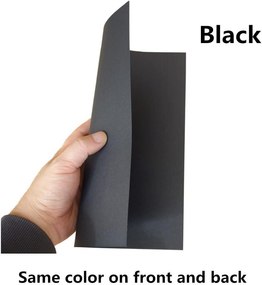 20 Sheets Black Cardstock 8.5 x 11, 250gsm/92lb Black cardstock Paper for  DIY Arts Christmas Cards Making, Black Craft Paper for Invitations