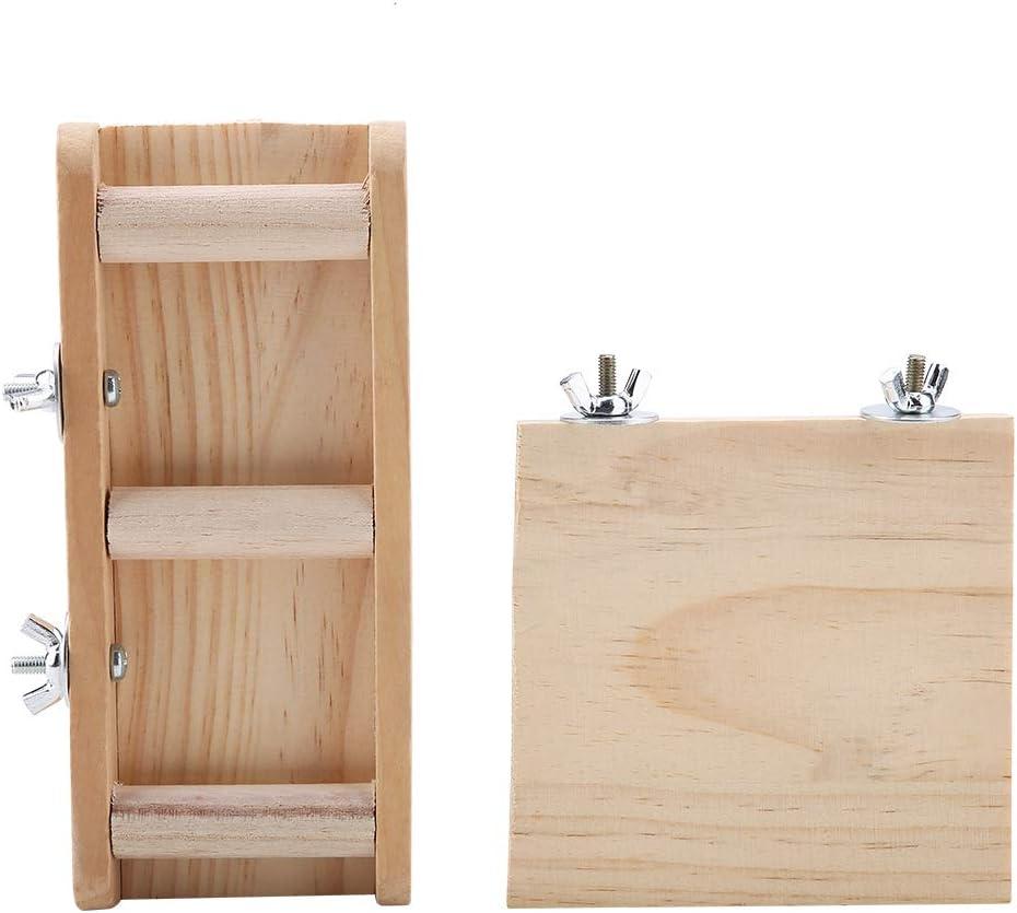 thumbnail image 2 of Natural Wood Gerbil Toys, Hamster Platform, Climbing Ladder, Bird Perch, Cage Toy, Play Gym Stand Tray, Chinchilla Platform From Homepro15, $7.85 2 of 14