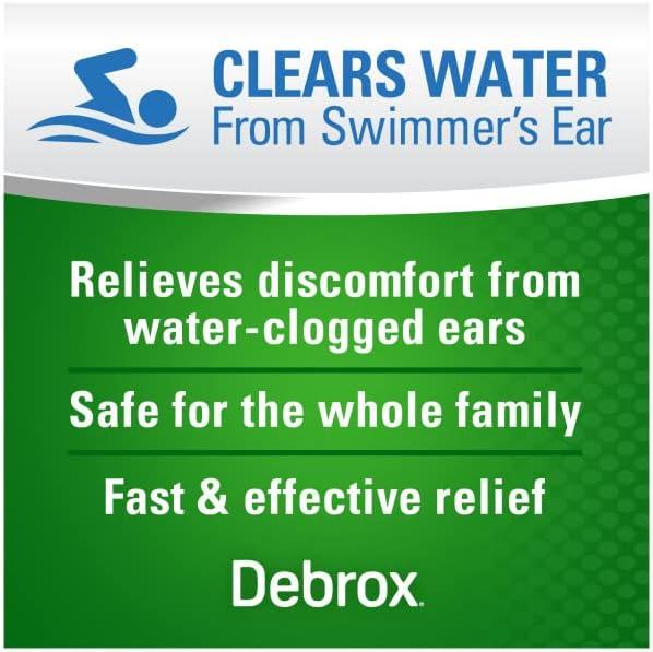Debrox Swimmer's Ear Drying Drops for Adults & Kids 1 Fl oz. (Pack of 6)