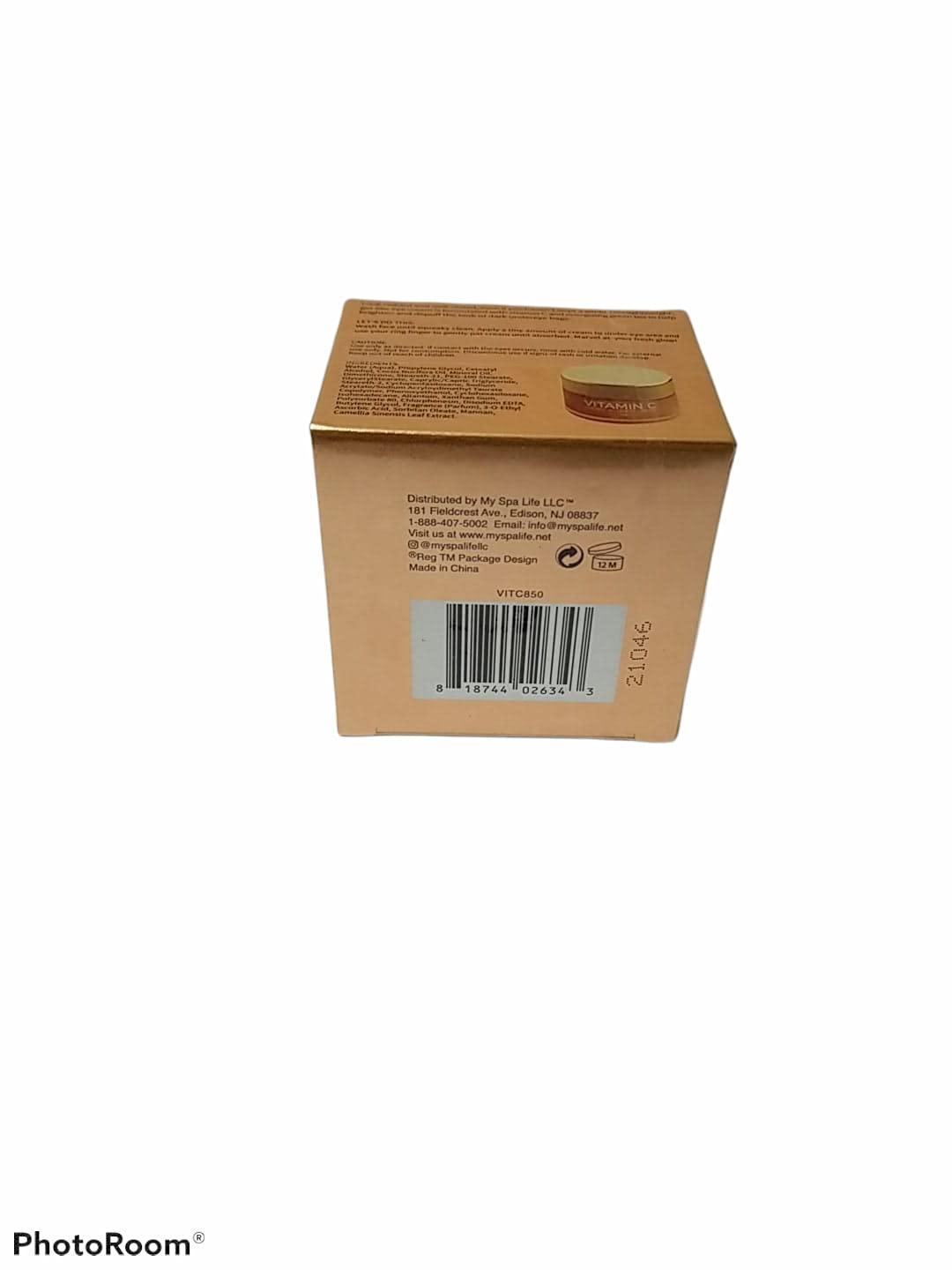 SpaLife Brighten + Depuff Vitamin C HydroJelly Eye Cream With Green Tea