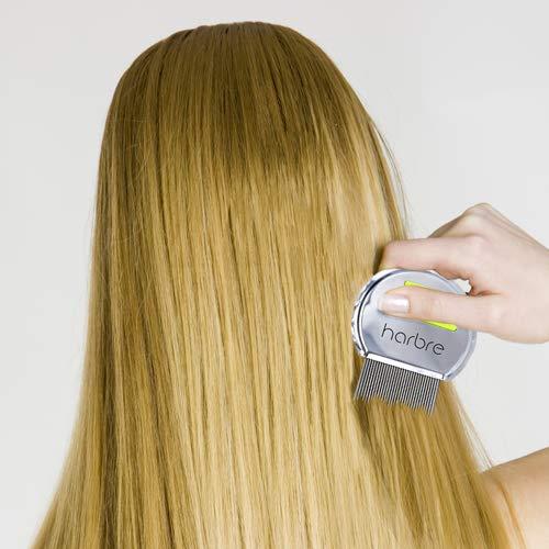 Harbre 3 Pack Stainless Steel Reusable Lice Comb - Professional Quality ...