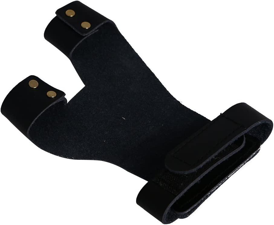 TOPARCHERY Archery Hand Guard Protector Shooting Glove Black for Left