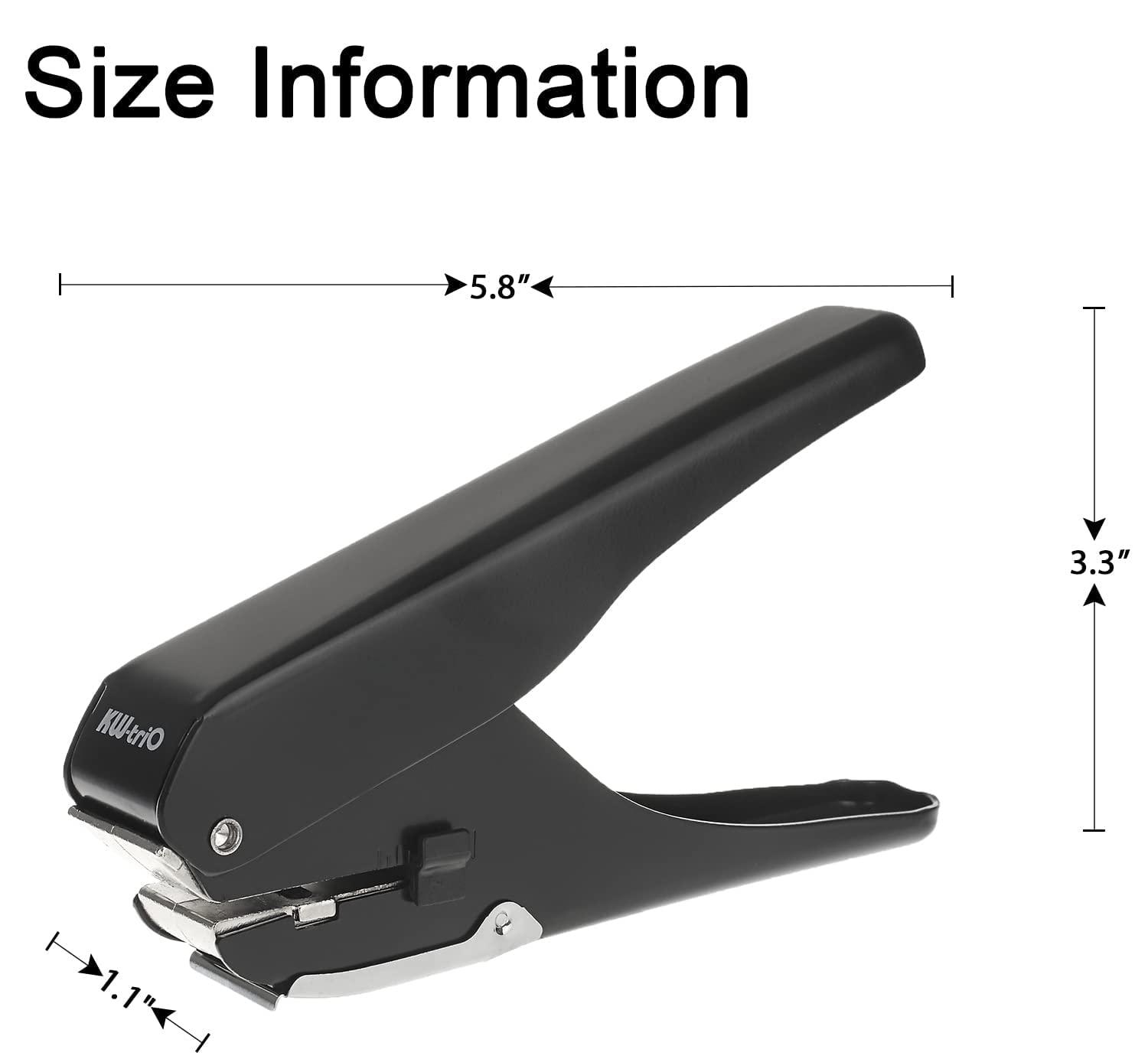 Slot Puncher Badge Hole Punch Tool Hand Held ID Card Slot Hole Metal  Puncher for ID Card PVC Paper Heavy-Duty Hole Punching