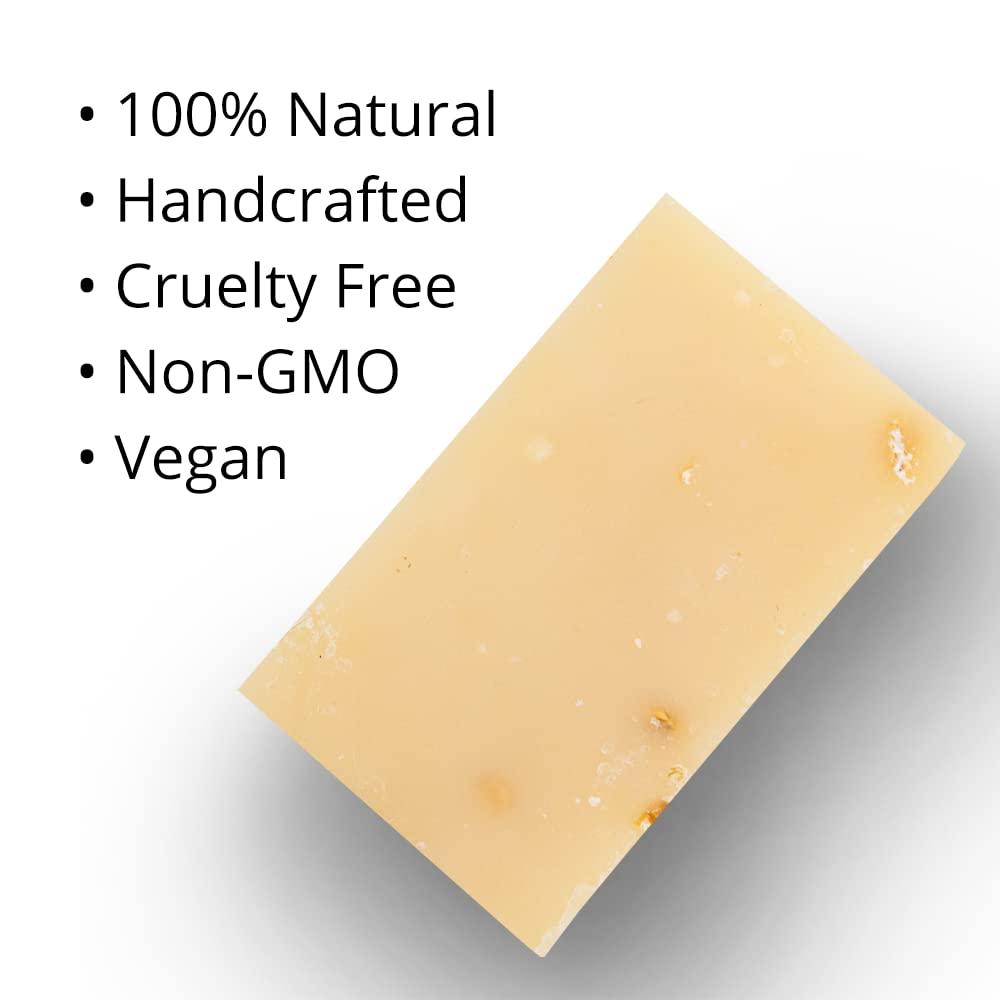 Hygiene Hero Oatmeal Yoni Soap Bar for Genitals 3.25 oz / 92 g Best for Vulva Intimate Areas
