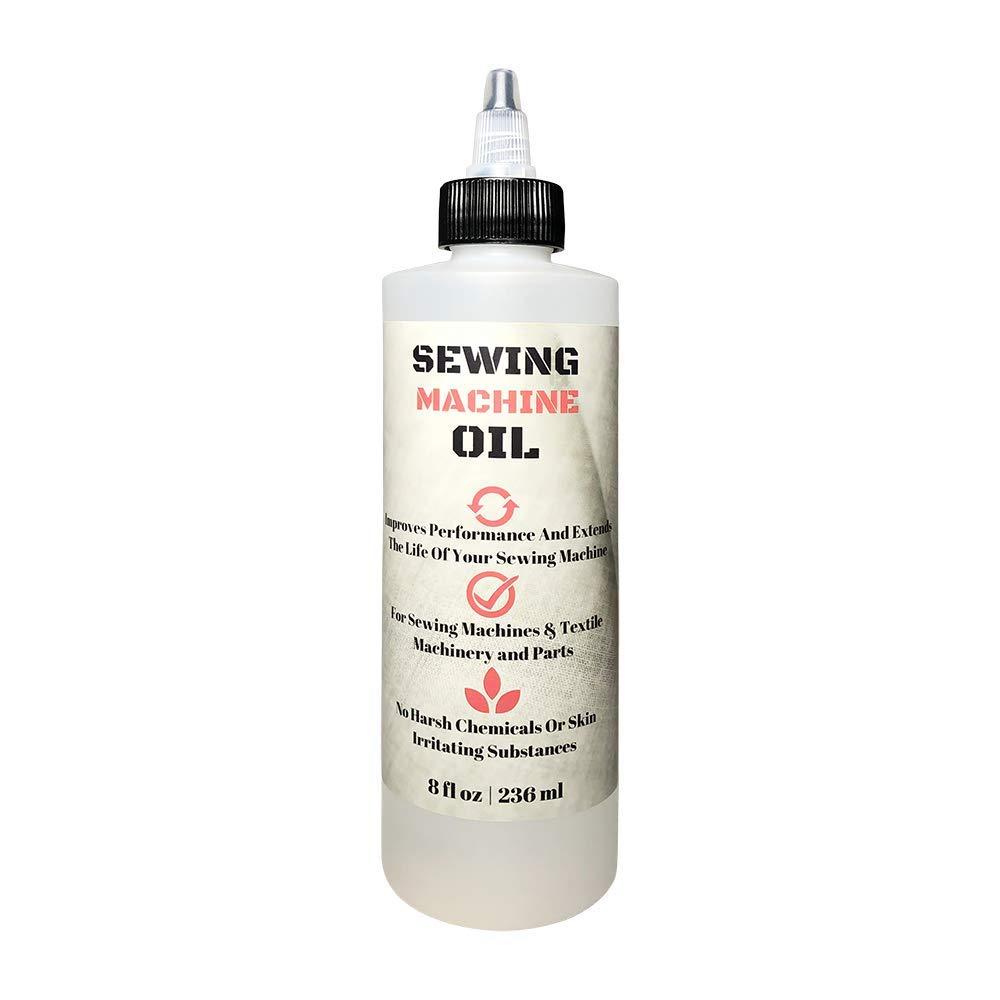 Stainless Sewing Machine Oil - 8 Oz - Custom Formulated Compatible with  Singer Bernina Kenmore and Other Commerical