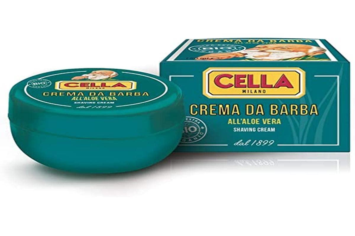 Cella Organic Aloe Vera Shaving Soap 150g