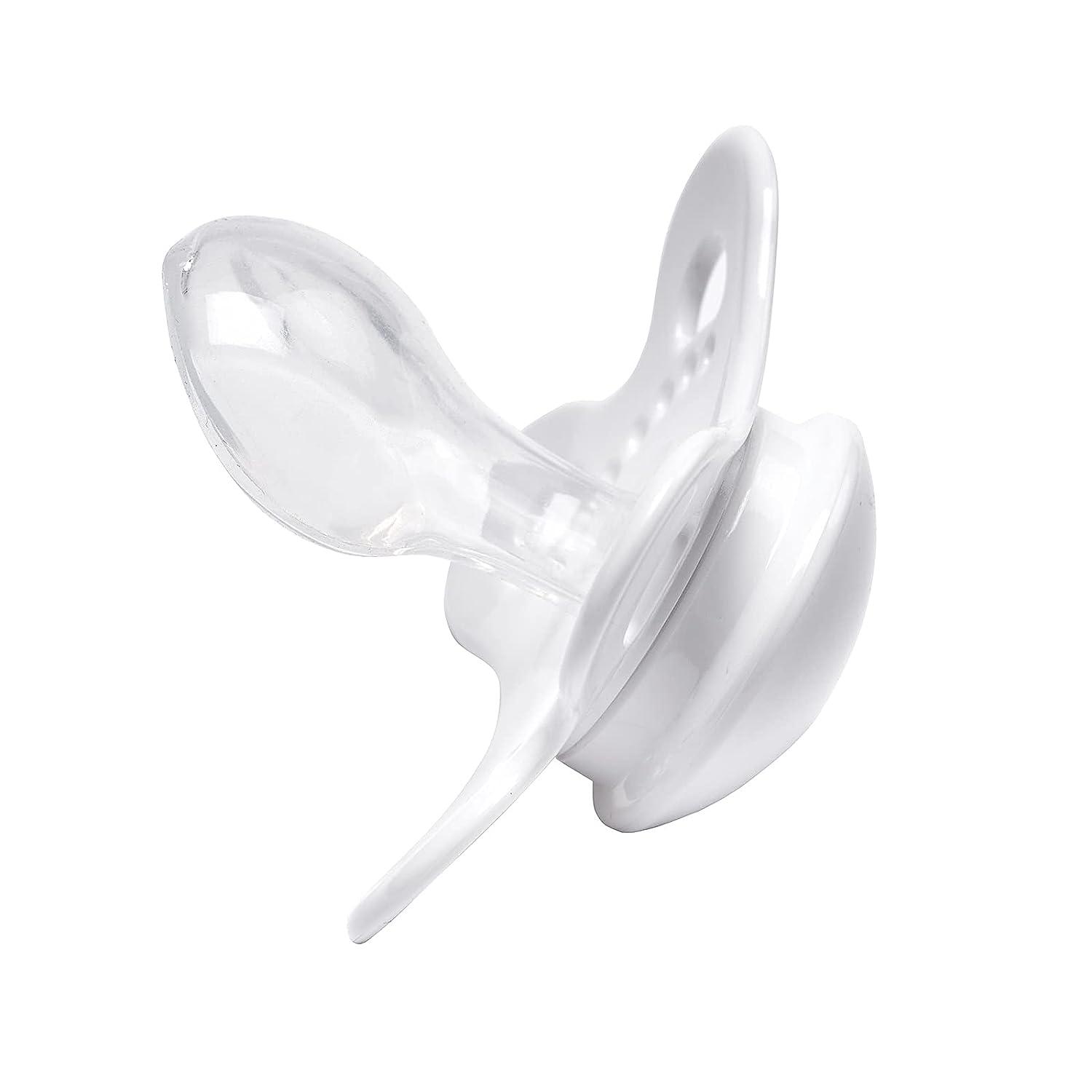 LittleForBig Bigshield Generation-3 Single Big Sized Pacifier White