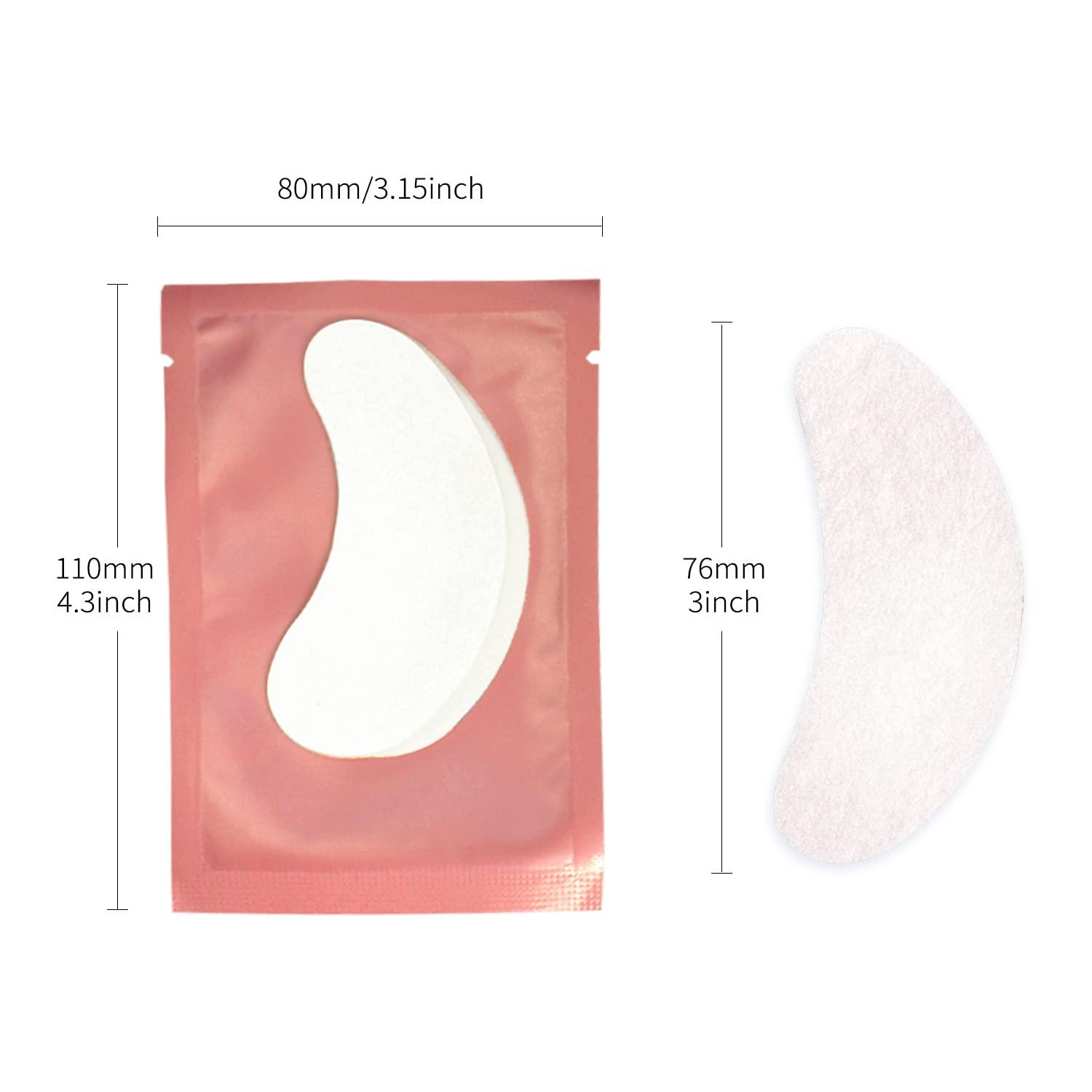 VEYES INC 50 Pairs Pink Hydrogel Eye Patch Lint Free Under Eye Gel