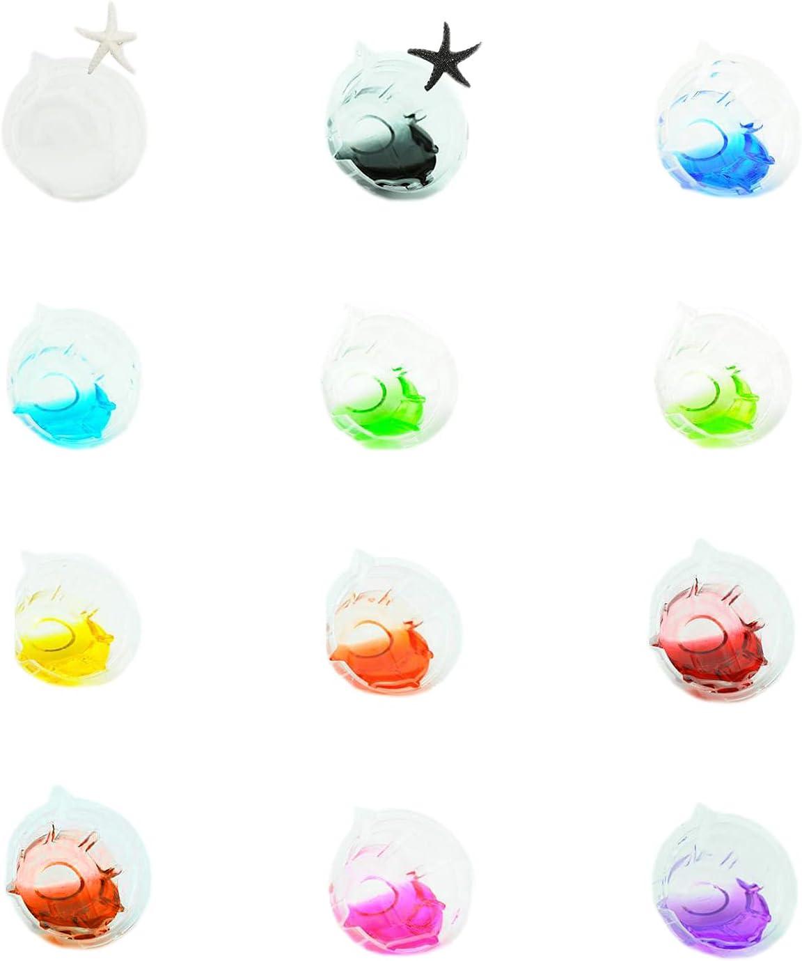  Miraclekoo 18 Colors Epoxy UV Resin Pigment Opaque Liquid Epoxy  UV Resin Dye Resin Colorant, 0.35oz Each