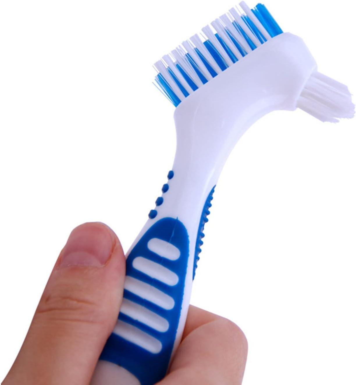 YOUYA DENTAL 12 Pcs Denture Brush for Denture Care, Denture Brush Dual