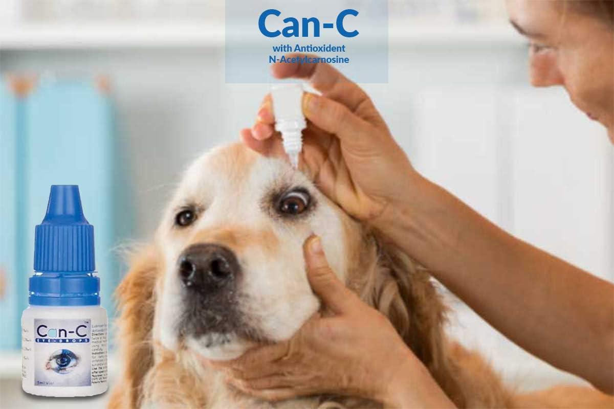 Can C Eye Drops 5ml Vials 2 Pack with NAC L Carnosine includes Eye Glass Cleaner Spray and Cloth