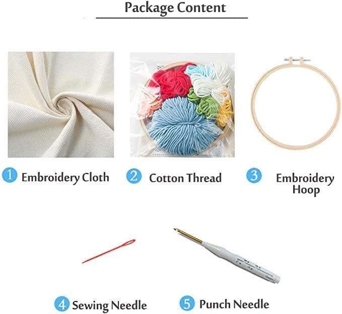 Embroidery Kit, Beginner - A Threaded Needle