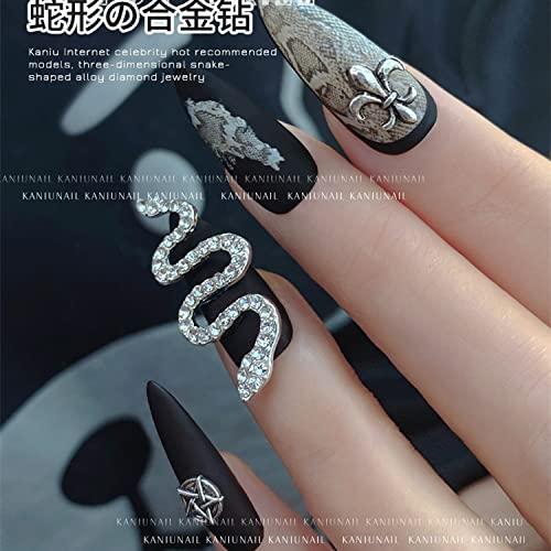 Temperature changing polish with 3D snake skin and rhinestones for Mr.  PatrickStarrr | Hair and nails, Elegant nail art, I love nails