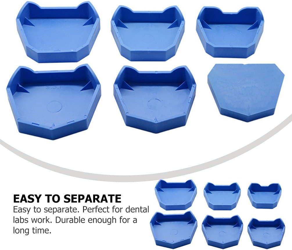 iplusmile 6pcs Silicone Mouthpieces - Dental Lab Model Ex Base Material ...